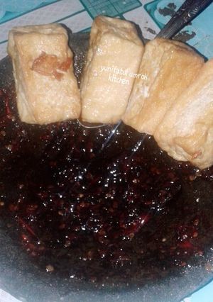 Foto resep Tahu goreng sambel kecap pedas