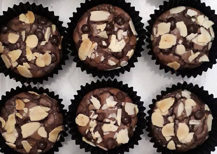 Resep Choco Almond Muffin Anti Gagal
