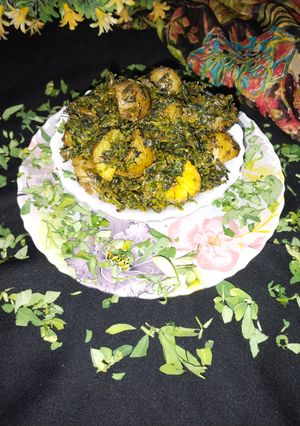 मेथी आलू(methi aloo recipe in hindi) रेसिपी मुख्य फोटो