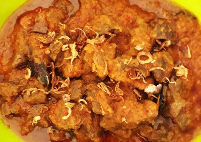 Daging sapi masak habang