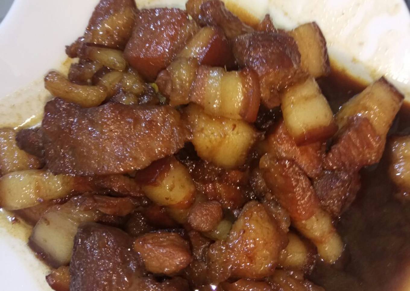 Cha Sam can (pork belly)