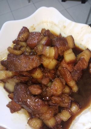 Foto resep Cha Sam can (pork belly)