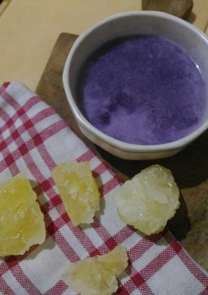 Foto resep Kolak ubi ungu dengan gula batu