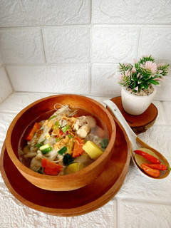 Foto resep Sop Ayam Bakso Jamur Enoki