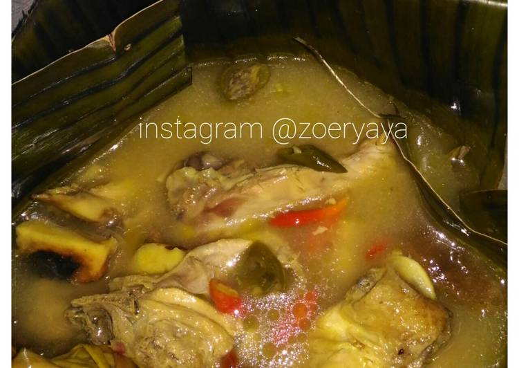 Resep Garang asem ayam bumbu iris yang mudah