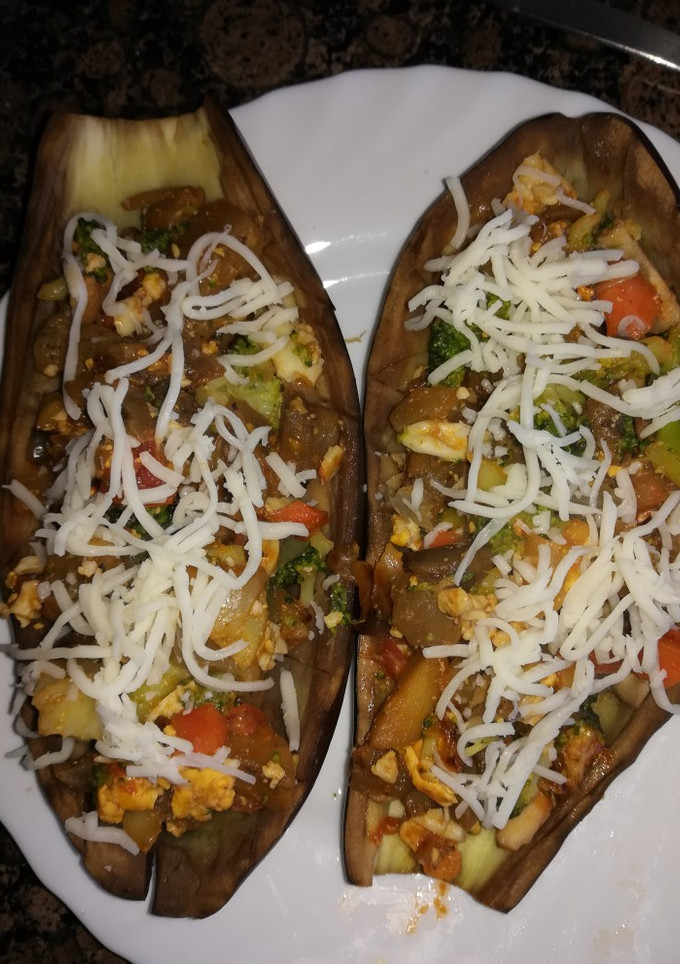 Una foto de Berenjenas vegetariana