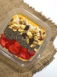 Foto resep Banana Mango Smoothie Bowl