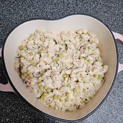 A picture of Alfredo Tuna Mac.