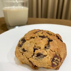 A picture of Chocolate chip cookies.