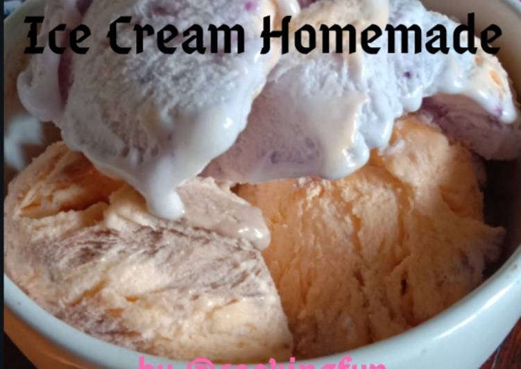 Langkah Mudah untuk Menyiapkan Ice Cream Homemade, Lezat Sekali