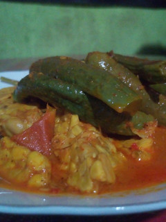 Foto resep Gulai terong hijau tempe dan udang halus