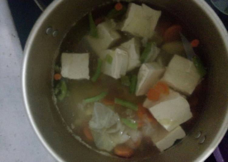 Sayur sop tahu