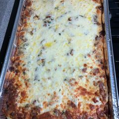 A picture of Seafood lasagna.
