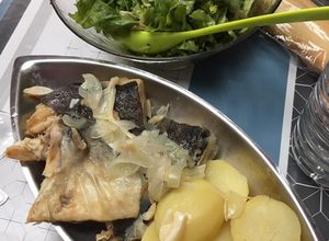 Une photo de Bacalho (morue) cuite à l’eau