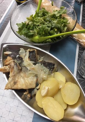 Une photo de Bacalho (morue) cuite à l’eau