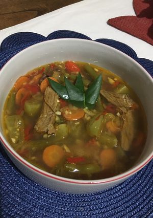 Foto resep Sop asam daging belimbing wuluh