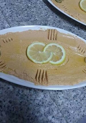 صورة لوصفة الحمص الحار بالفلفل الأحمر