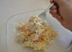 Una foto de ¿Harto de los macarrones con queso amarillo? Opción buena, bonita y barata, PERO FANCY, obvio