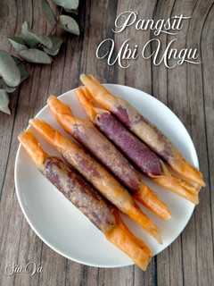 Foto resep Pangsit Ubi Ungu