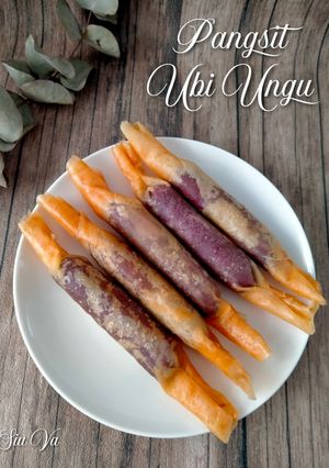 Foto resep Pangsit Ubi Ungu