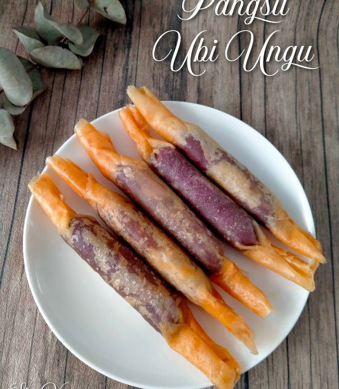 Foto resep Pangsit Ubi Ungu