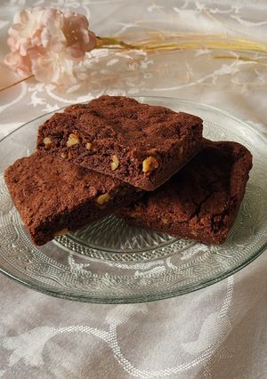 Una foto de 😍🍫 Brownies con nuez 🍫😍