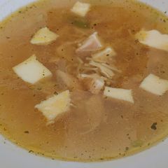 A picture of Sig's Ever so simple Chicken Soup.