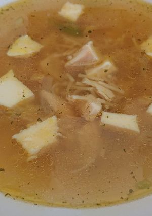 A picture of Sig's Ever so simple Chicken Soup.
