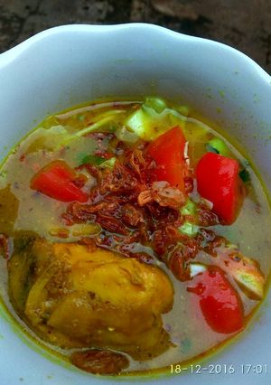 Foto resep Sayur kuah ayam jahe