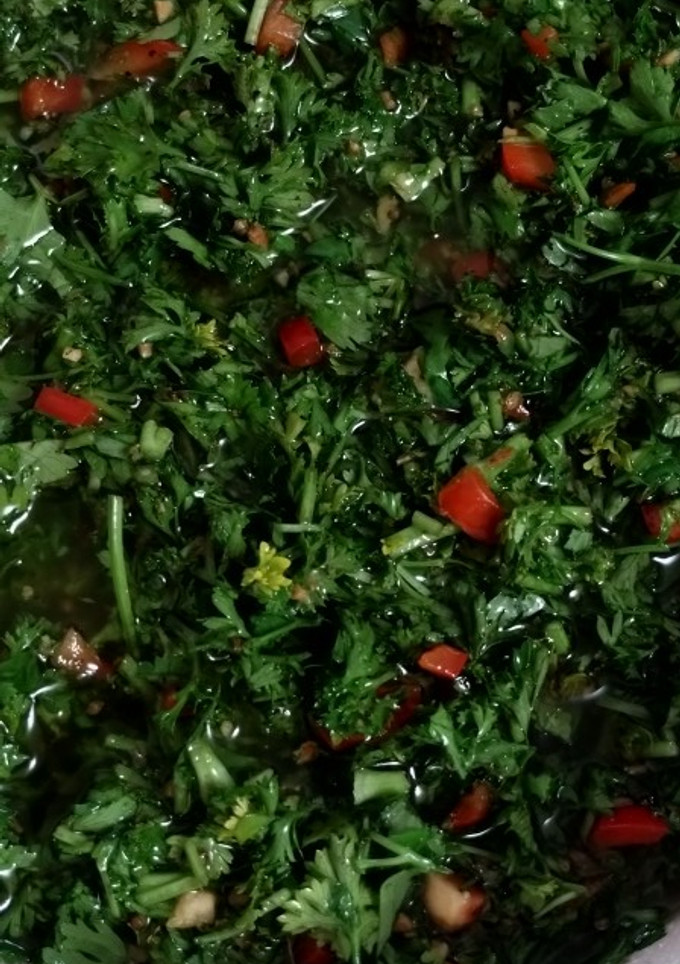 Una foto de Salsa Chimichurri