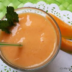 A picture of Musk melon smoothie.