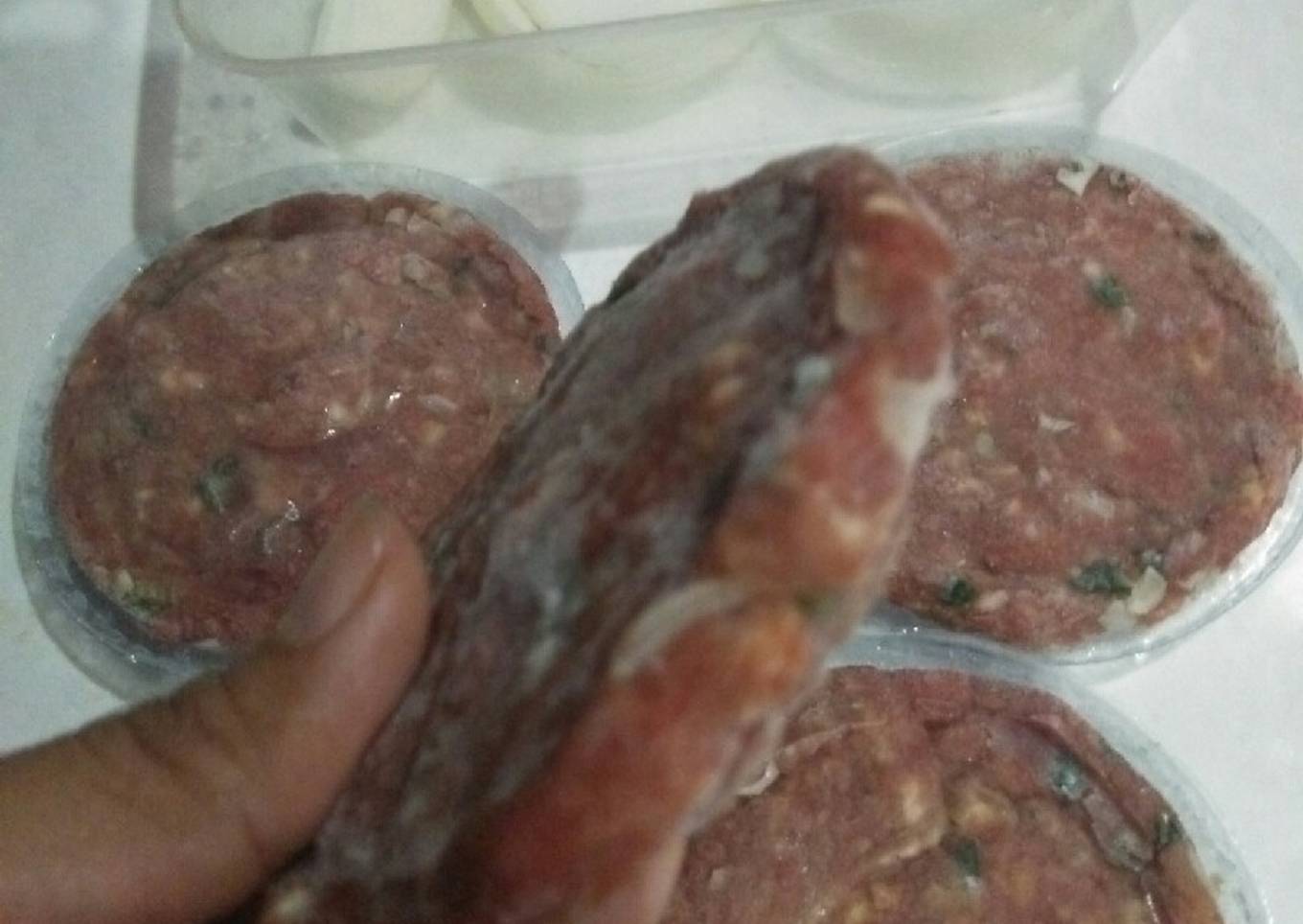 Patty Burger home made