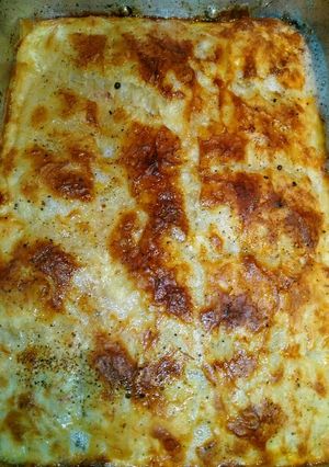 صورة لوصفة جلاش بالجبنه والخضار😍