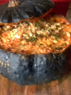 Una foto de Zapallo relleno
