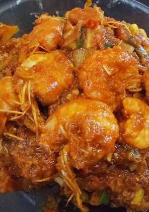 Foto resep Udang saus padang