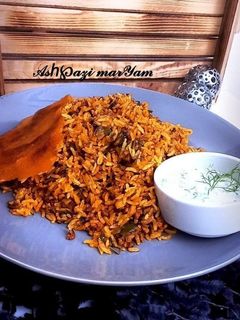 عکسی از دستور کیم پلو (پلو مخلوط)