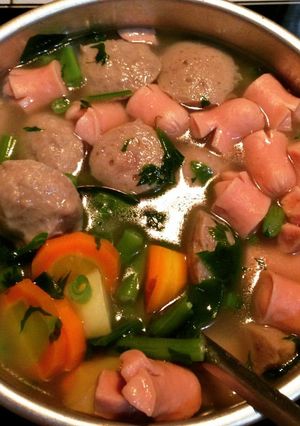 Foto resep Sop baso sosis