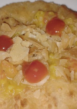 A picture of Kachori Chaat.