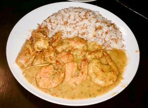 Una foto de Serén de Langostinos & Arroz de Palitos