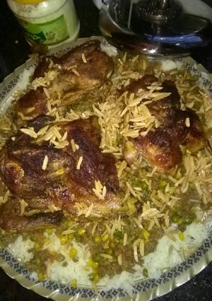صورة لوصفة اوزي بالدجاج