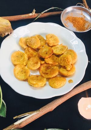 A picture of Rajasthani Tawe ki pakodi.