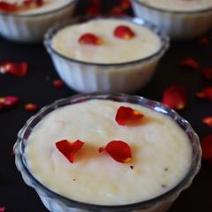 A picture of Gulab Phirni l Rose Flavoured Phirni.
