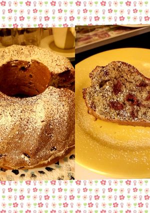 Meggyes-mákos kuglóf recept fotója