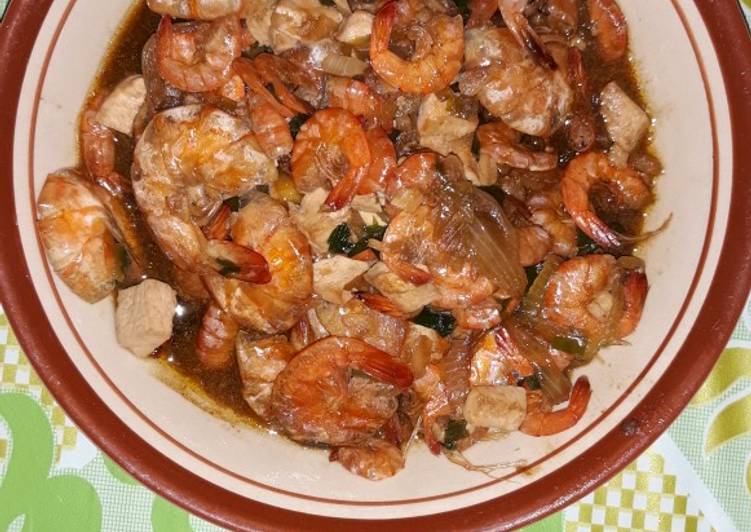 Udang saus mentega