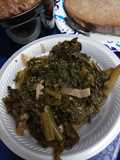 Instapot Kale and Salt Pork