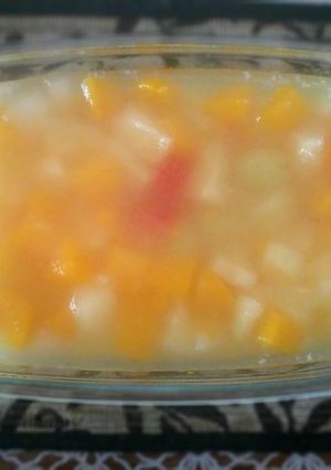 Foto resep Puding Karamel Toping Buah