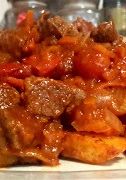A picture of Shredded Beef with Potatoes 🥔.