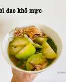 Canh bí đao khô mực