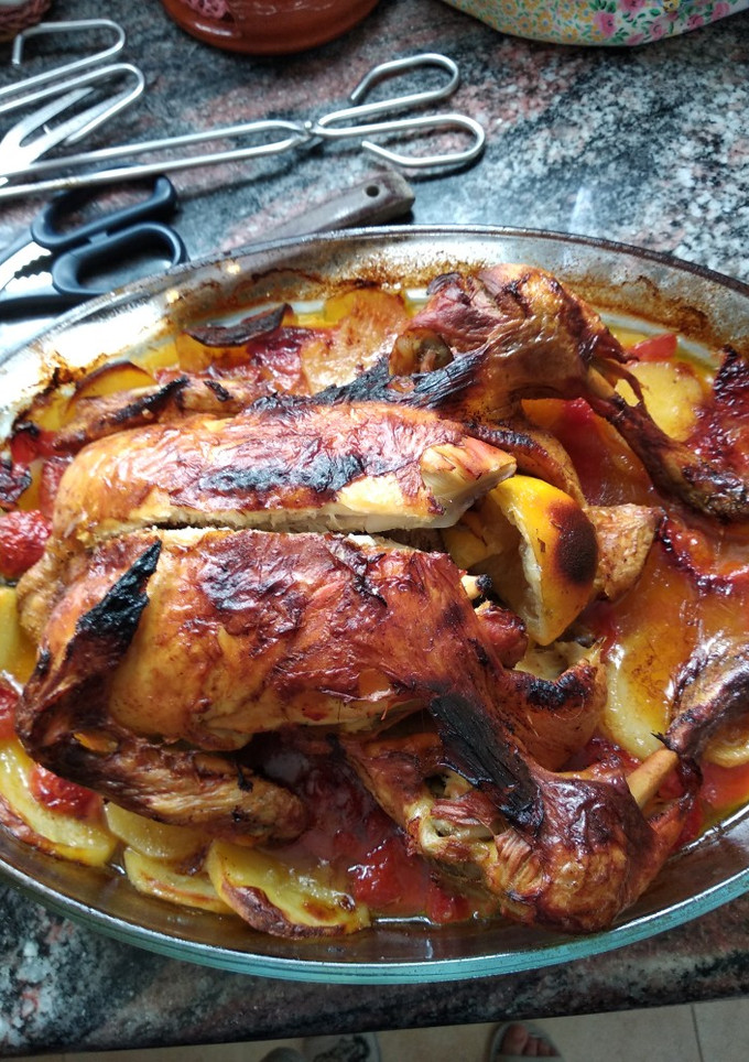 Una foto de Pollo al horno (a mi manera)