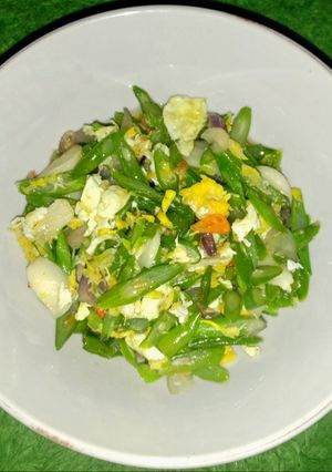 Foto resep Tumis buncis campur telor